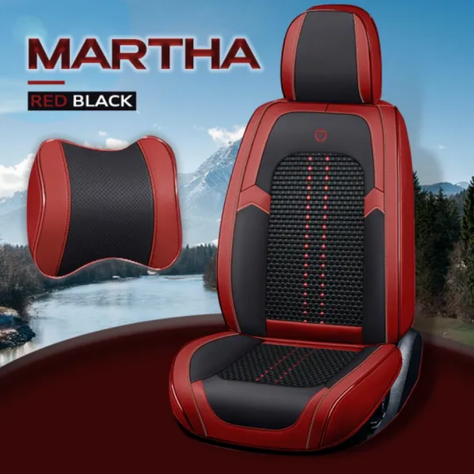 Ensemble complet de housses en cuir imperméable et respirant pour voitures