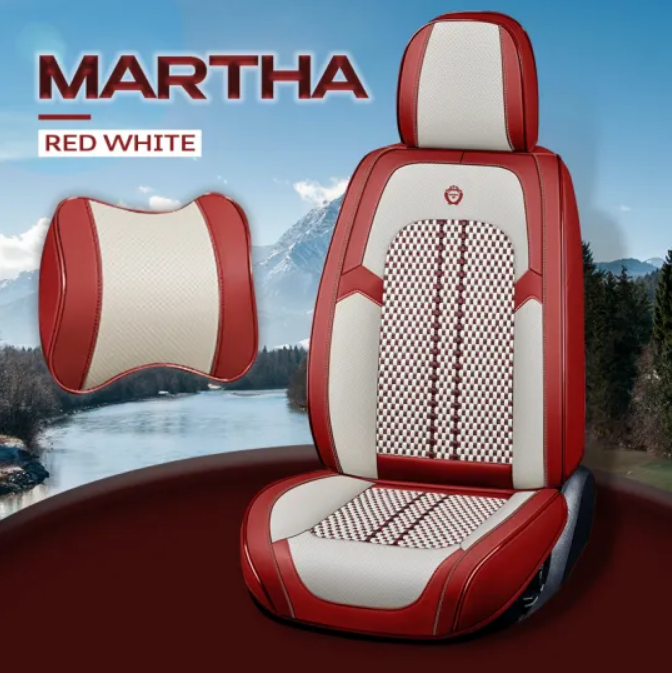 Ensemble complet de housses en cuir imperméable et respirant pour voitures